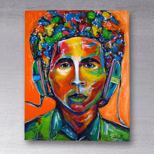 Bob Marley 80x100 – IKKE TIL SALG