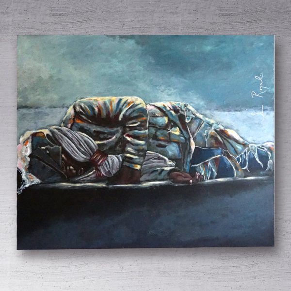 Homeless in Washington Square Park 120x100