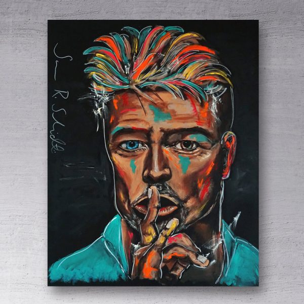 David Bowie 80x100 - IKKE TIL SALG